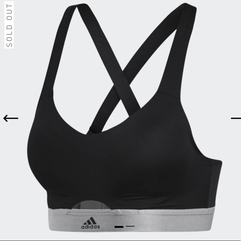 ADIDAS Structured Sports Bra Size Small D